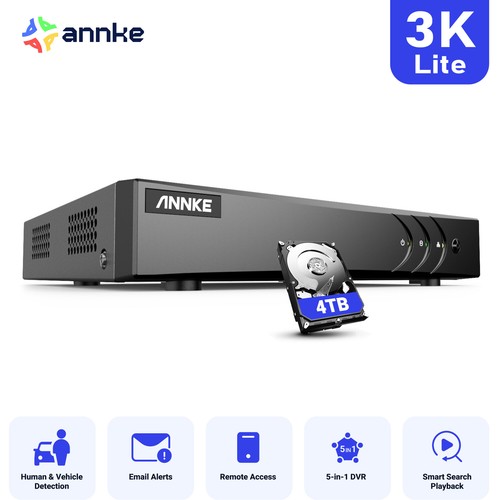 Annke 16ch 8ch 5mp - 3k,